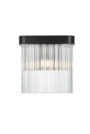 Harlow One Light Wall Sconce Black