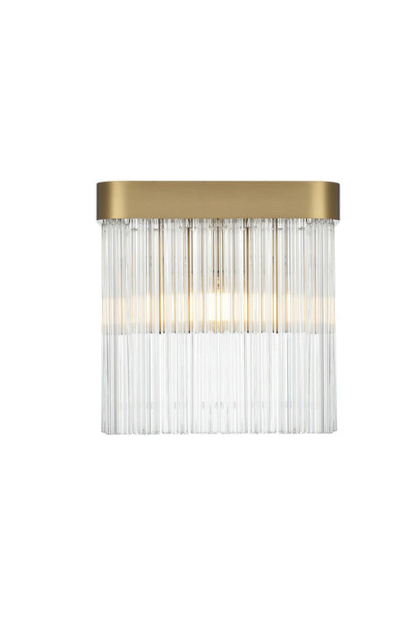 Elegant Lighting - 1070W9SG - One Light Wall Sconce - Harlow - Satin Gold