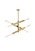 Elegant Lighting - 2085L3SG - Six Light Pendant - Ari - Satin Gold