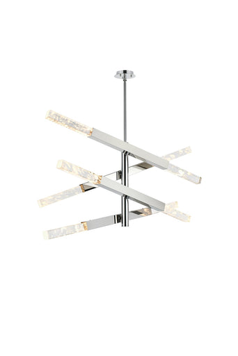 Ari Eight Light Pendant Chrome