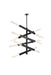 Elegant Lighting - 2085L6BK - 12 Light Pendant - Ari - Black