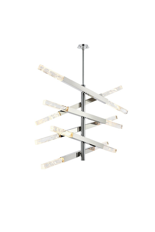Elegant Lighting - 2085L6C - 12 Light Pendant - Ari - Chrome