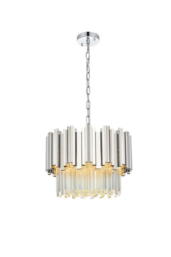 Willow Four Light Chandelier Chrome