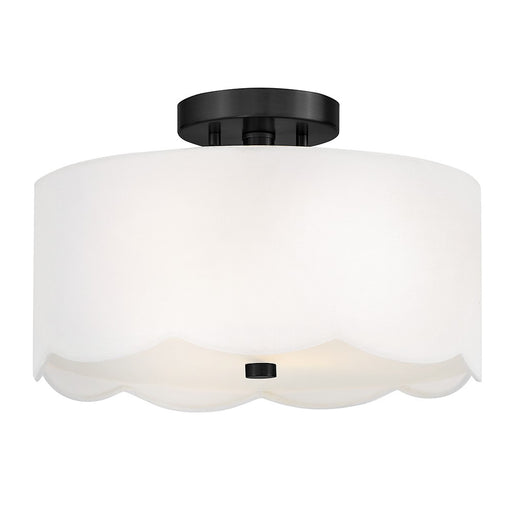 Bliss LED Semi-Flush Mount Black