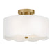 Lark - 84381LCB - LED Semi-Flush Mount - Bliss - Lacquered Brass