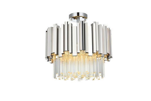 Willow Four Light Flush Mount Chrome