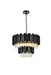 Elegant Lighting - 3400G24BK - Eight Light Chandelier - Willow - Black