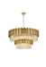 Elegant Lighting - 3400G40SG - 16 Light Chandelier - Willow - Satin Gold