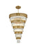 Elegant Lighting - 3400GR48SG - 39 Light Chandelier - Willow - Satin Gold