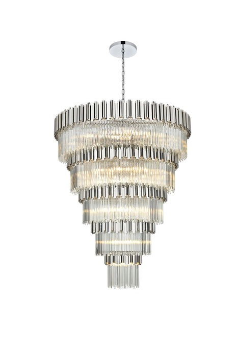 Elegant Lighting - 3400GR59C - 43 Light Chandelier - Willow - Chrome