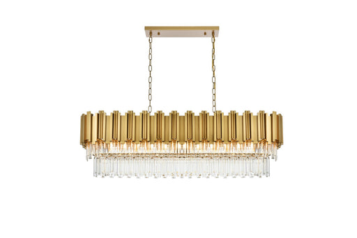Willow 12 Light Chandelier Satin Gold