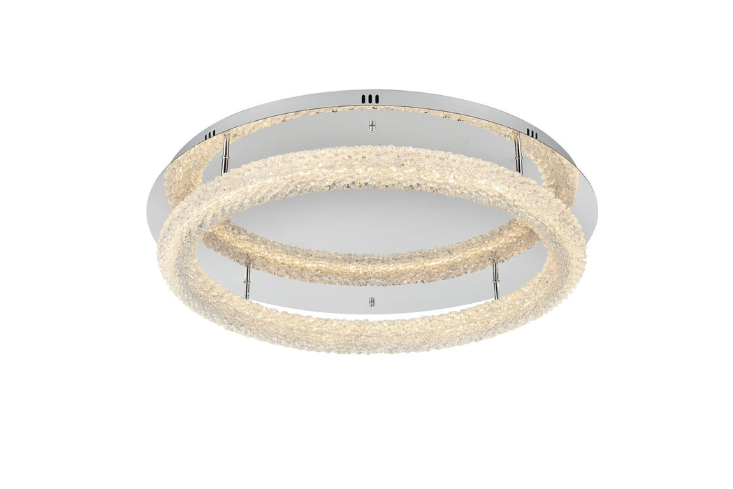 Elegant Lighting - 3800F30C - LED Flush Mount - Bowen - Chrome