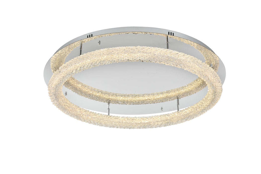 Elegant Lighting - 3800F33C - LED Flush Mount - Bowen - Chrome