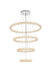 Elegant Lighting - 3800G41C - LED Chandelier - Bowen - Chrome