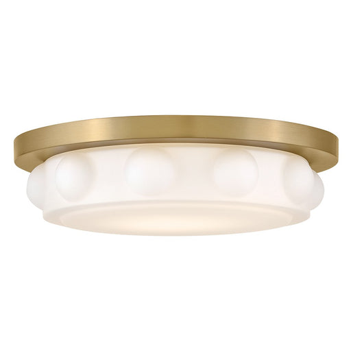 Zoey LED Flush Mount Lacquered Brass