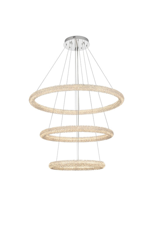 Elegant Lighting - 3800G41LC - LED Chandelier - Bowen - Chrome