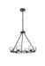 Elegant Lighting - 5100D26BK - Six Light Chandelier - Cadence - Black