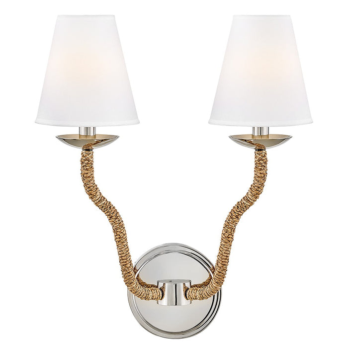 Hinkley - 48440PN-NAT - LED Wall Sconce - Harwich - Polished Nickel