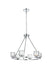 Elegant Lighting - 5100D26C - Six Light Chandelier - Cadence - Chrome