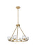 Elegant Lighting - 5100D26SG - Six Light Chandelier - Cadence - Satin Gold