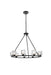 Elegant Lighting - 5100D32BK - Nine Light Chandelier - Cadence - Black