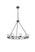 Elegant Lighting - 5100D36BK - Nine Light Chandelier - Cadence - Black