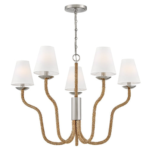 Harwich LED Chandelier Polished Nickel