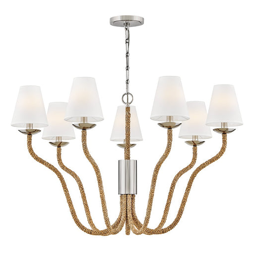 Harwich LED Chandelier Polished Nickel