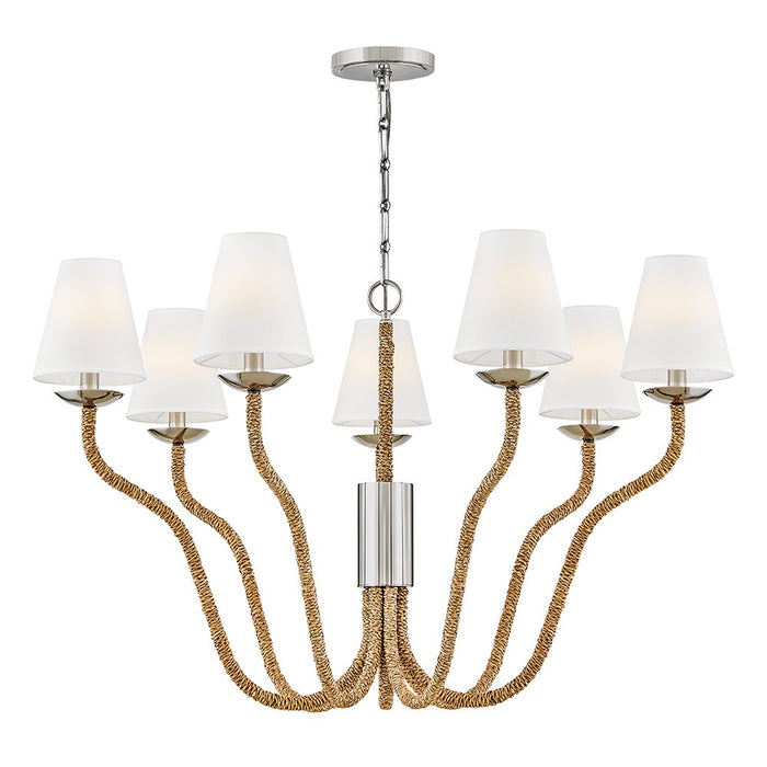 Hinkley - 48445PN-NAT - LED Chandelier - Harwich - Polished Nickel