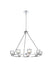 Elegant Lighting - 5100D36C - Nine Light Chandelier - Cadence - Chrome