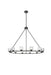 Elegant Lighting - 5100D48BK - 12 Light Chandelier - Cadence - Black
