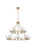 Elegant Lighting - 5100L236SG - 15 Light Chandelier - Cadence - Satin Gold