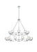 Elegant Lighting - 5100L248C - 21 Light Chandelier - Cadence - Chrome