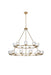 Elegant Lighting - 5100L248SG - 21 Light Chandelier - Cadence - Satin Gold