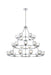 Elegant Lighting - 5100L348C - 27 Light Chandelier - Cadence - Chrome