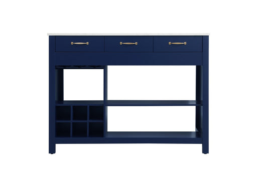 Jax Kitchen Island Blue
