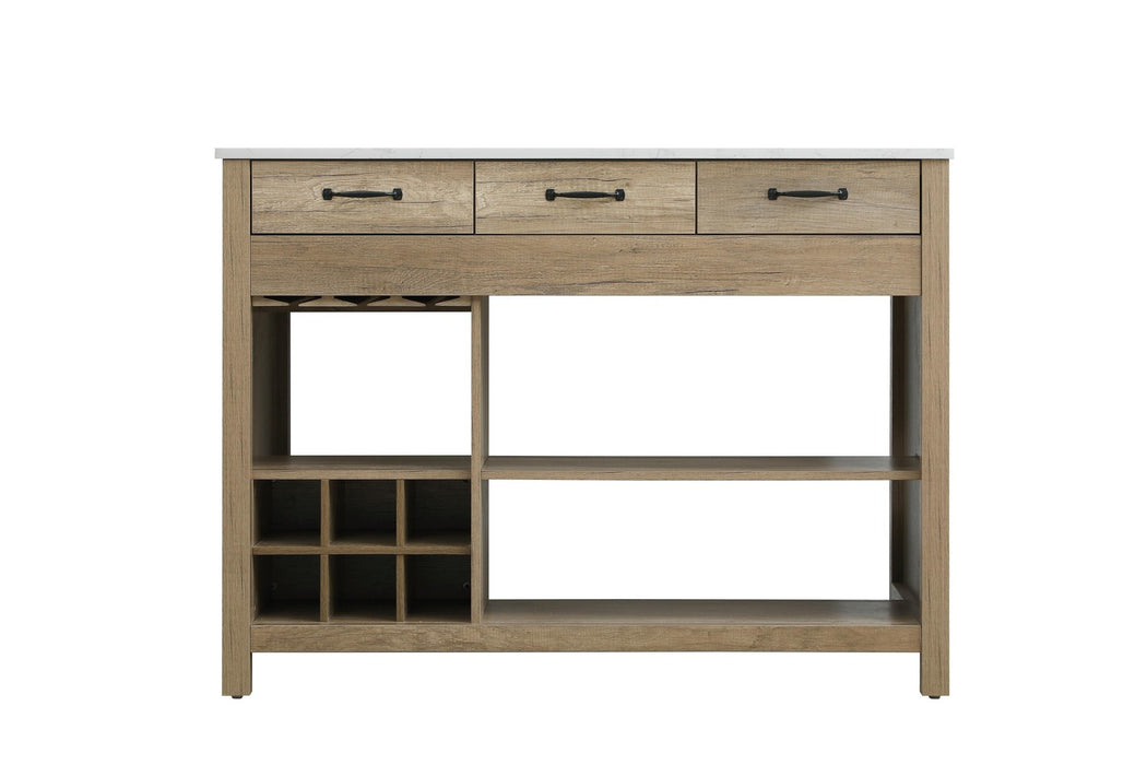 Elegant Lighting - KD0248NT - Kitchen Island - Jax - Natural Oak