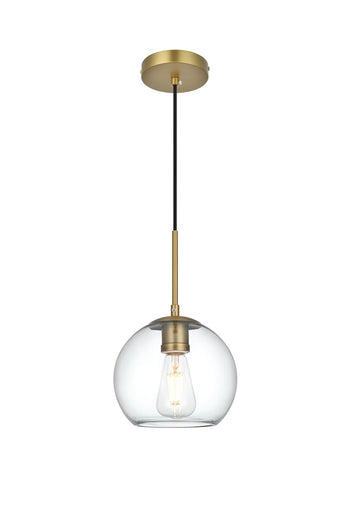 Baxter One Light Pendant Satin Gold