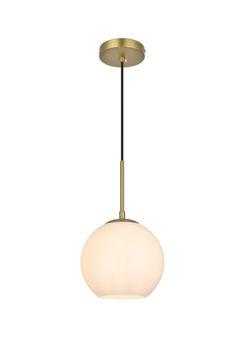 Elegant Lighting - LD2207SG - One Light Pendant - Baxter - Satin Gold