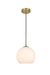 Elegant Lighting - LD2213SG - One Light Pendant - Baxter - Satin Gold