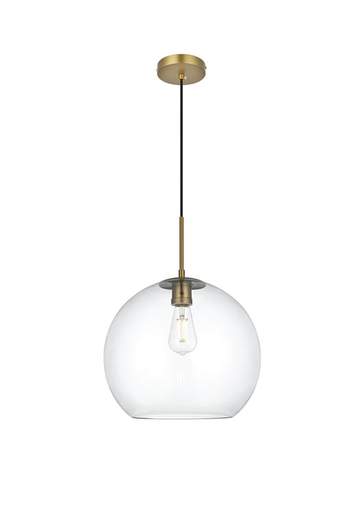 Elegant Lighting - LD2216SG - One Light Pendant - Baxter - Satin Gold