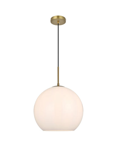Baxter One Light Pendant Satin Gold