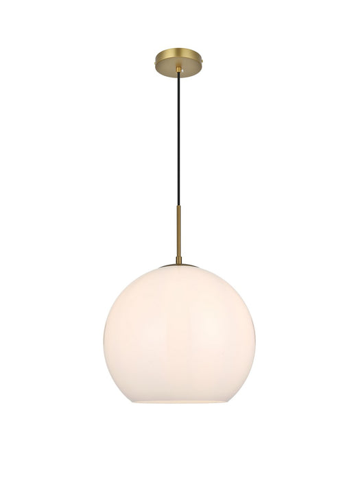 Elegant Lighting - LD2217SG - One Light Pendant - Baxter - Satin Gold