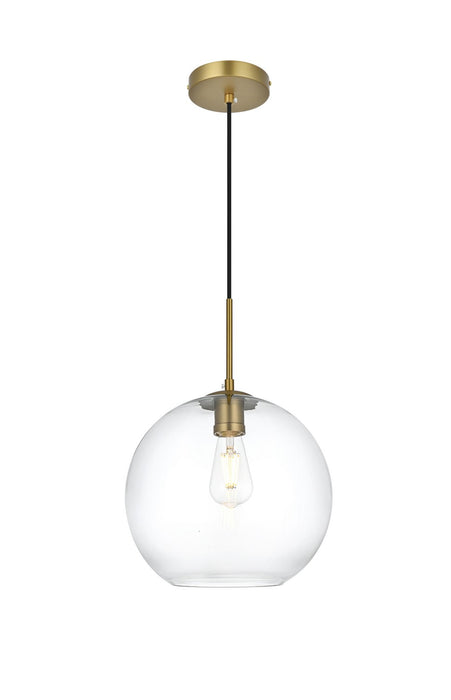 Elegant Lighting - LD2224SG - One Light Pendant - Baxter - Satin Gold