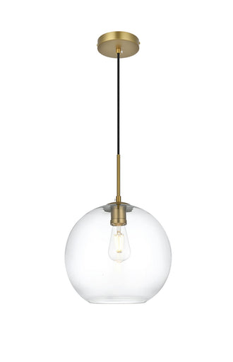 Baxter One Light Pendant Satin Gold