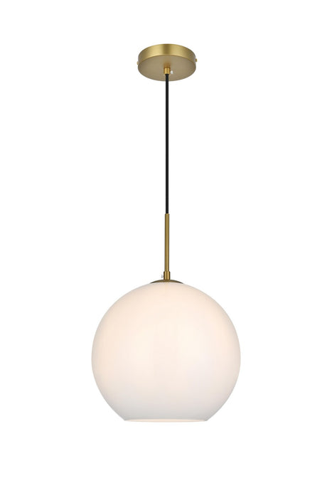 Elegant Lighting - LD2225SG - One Light Pendant - Baxter - Satin Gold