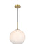 Elegant Lighting - LD2225SG - One Light Pendant - Baxter - Satin Gold