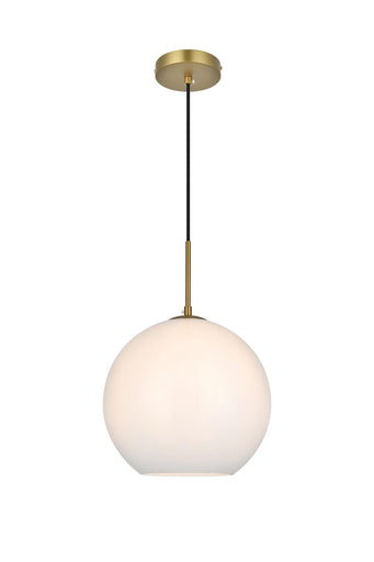 Baxter One Light Pendant Satin Gold