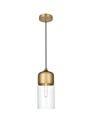 Ashwell One Light Pendant Satin Gold