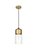 Elegant Lighting - LD2240SG - One Light Pendant - Ashwell - Satin Gold